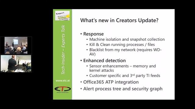 ETC Tech Insider Windows 10 Enterprise Security Mai 2017 смотреть онлайн