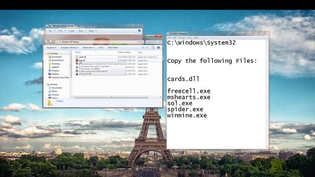 Install and Play XP classic games on a Windows 7 computer смотреть онлайн