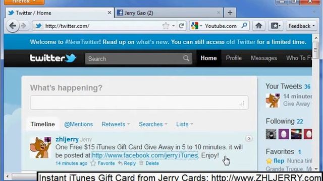 Free $15 iTunes Gift Card from Jerry Cards. HTTP://www.ZHLJERRY.com смотреть онлайн