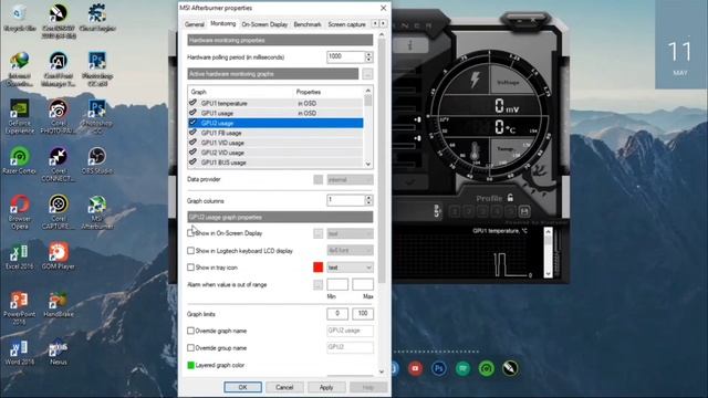 Cara menampilkan fps, cpu, gpu, suhu didalam game menggunakan msi afterburner смотреть онлайн