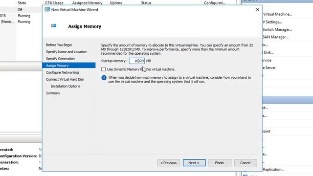 Creating a new VM on Win Server 2016 Hyper-V смотреть онлайн