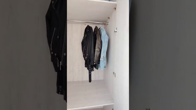 Шкаф на лоджию/Мебель на балкон/Шкаф от пола до потолка/Ремонт балкона #shortvideo #shortsvideo смотреть онлайн