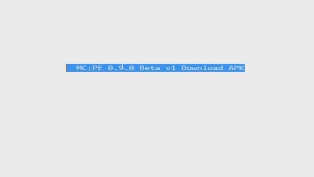 Minecraft Pocket Edition 0.9.0 Beta Build 14 APK Download смотреть онлайн