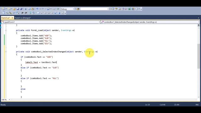 BASIC CALCULATOR USING COMBO BOX IN VS 2010(C#) смотреть онлайн