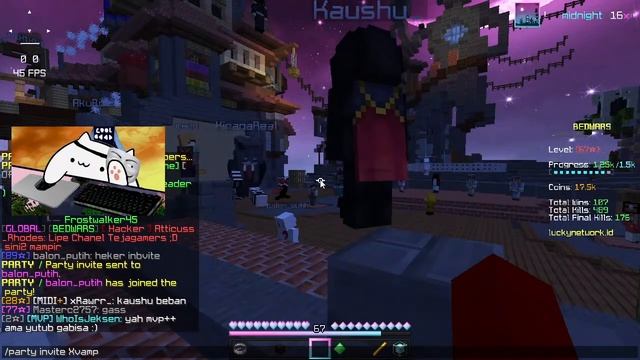 Menggokil - 🔴Live Minecraft Luckynetwork Indonesia смотреть онлайн