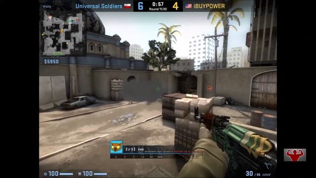 CS:GO Classics - NEO (Universal Soldiers) vs iBUYPOWER / dust2 / DreamHack Major Winter 2013 смотреть онлайн