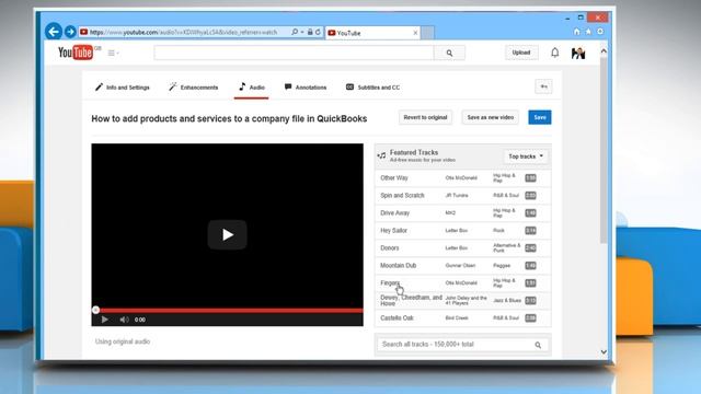 How to change the audio track of a video in YouTube® :Tutorial смотреть онлайн