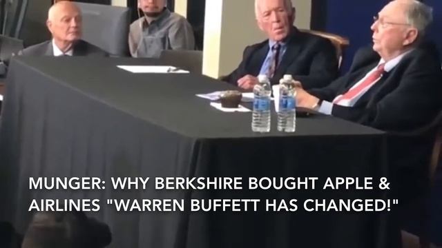 Charlie Munger "Warren Buffett changed!" Berkshire bought Apple & Airlines by Thinking Differently смотреть онлайн
