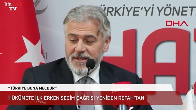 Yeniden Refah Partisi'nden AKP'ye erken seçim çağrısı: "Türkiye buna mecbur" смотреть онлайн