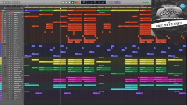 Pop Logic Pro X Template Dope  #logicproxtemplate #logicprox #logicpro