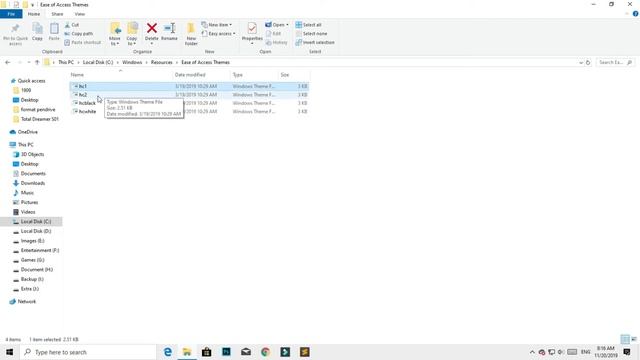 How to enable High Contrast theme without using Windows settings & control panel - Windows 7,8,10. смотреть онлайн