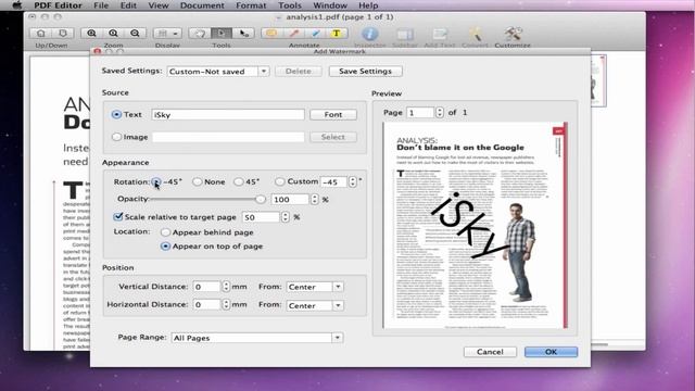 PDF watermark for Mac смотреть онлайн