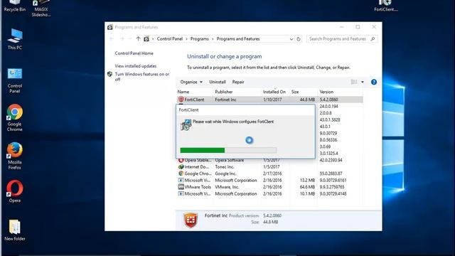 How to Uninstall FortiClient 5.4 on Windows 10? смотреть онлайн