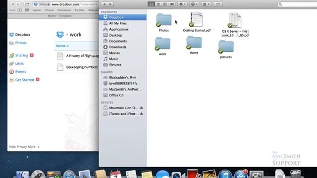 Dropbox Part 3. Organizing and starting a backup on Mac OS смотреть онлайн