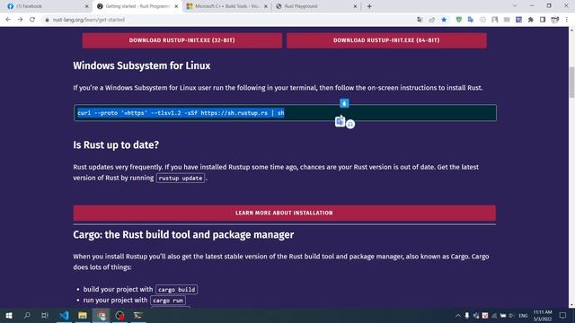 Rust Basic - Cài đặt Rust trên Windows (Install Rust in Windows) смотреть онлайн