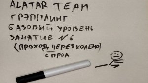 Грэпплинг базовый уровень, занятие 6 (проход в ноги через колено, спрол)