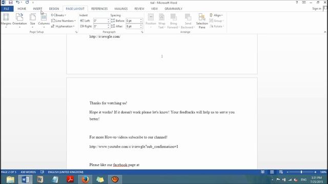How to hide page number in a specific page in Microsoft Office Word смотреть онлайн