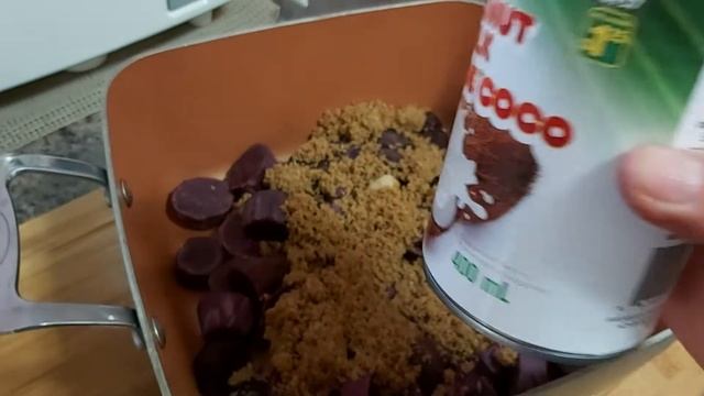 PURPLE SWEET YAM WITH COCONUT MILK AND BROWN SUGAR смотреть онлайн