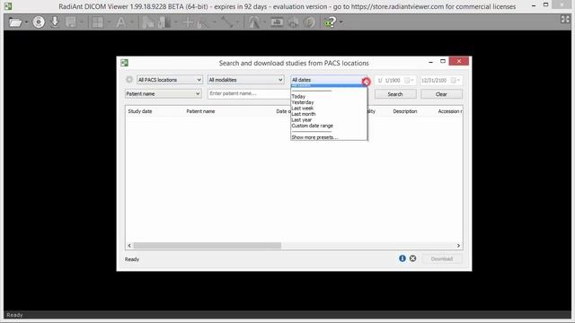 RadiAnt DICOM Viewer 1.99.18 BETA - PACS client смотреть онлайн