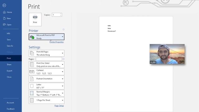 Day 01  Microsoft Word 20192016201320102007  File Tab for Beginners