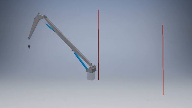 Inventor Knuckle boom crane pedestal movement max. outreach смотреть онлайн