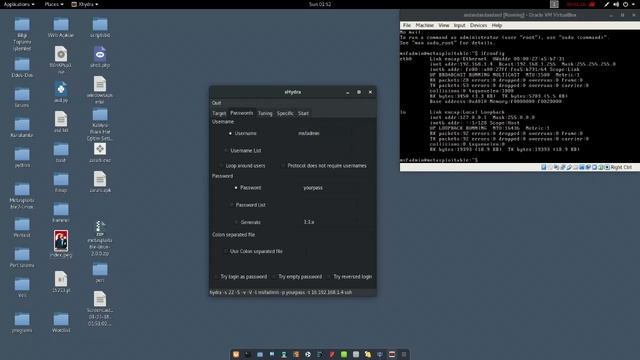 Hydra GTK Ssh Brute Force смотреть онлайн