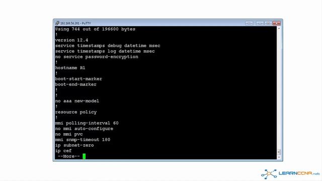 054 Copy Running Config Startup Config смотреть онлайн