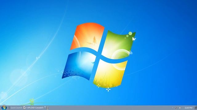 Windows 7 - Add an XP Style Quick Launch Toolbar to the Taskbar смотреть онлайн