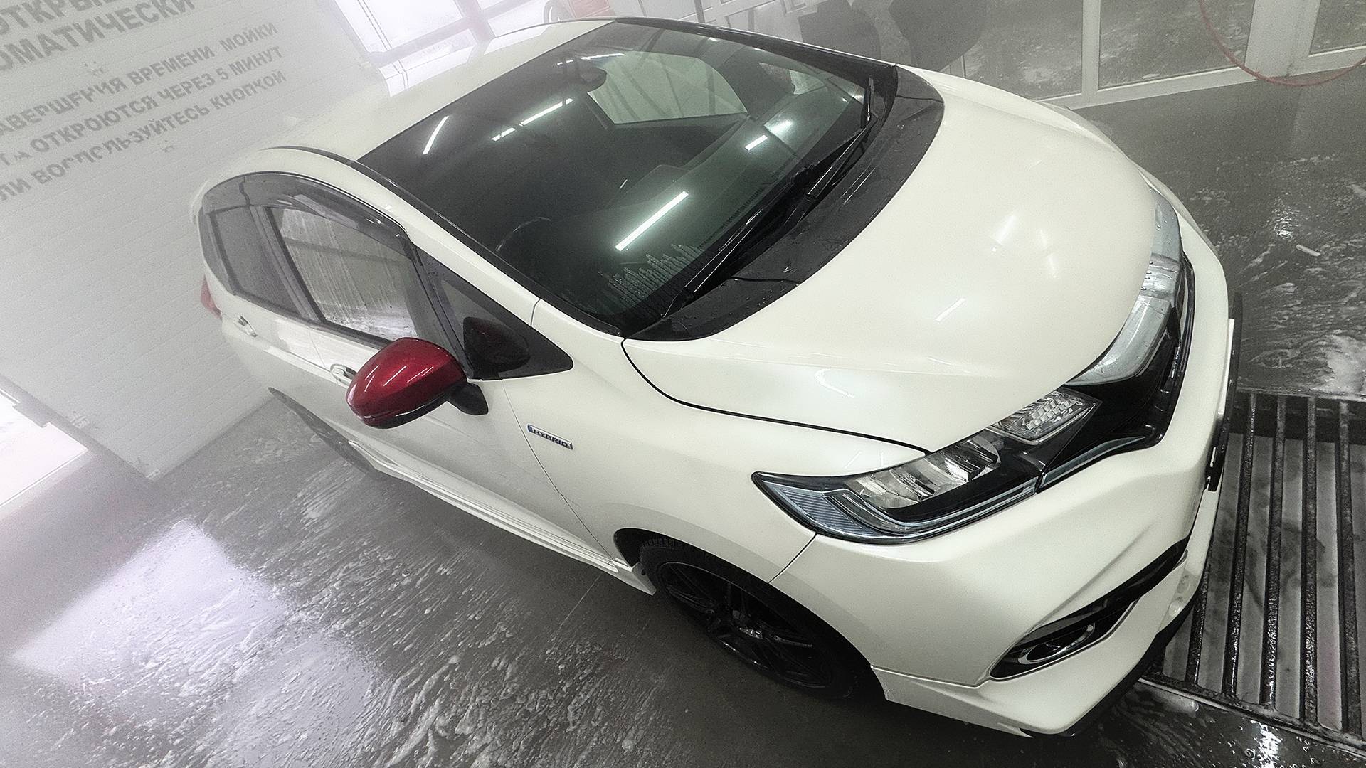 Вылет колес Weds Sport SA-77R (WBC) 17" 7.0J ET+50 + HANKOOK W429 Winter i*Pike RS2 215/45R17 XL смотреть онлайн