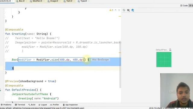 Jetpack Compose tutorial in Hindi #5 - Box & How to style Box смотреть онлайн
