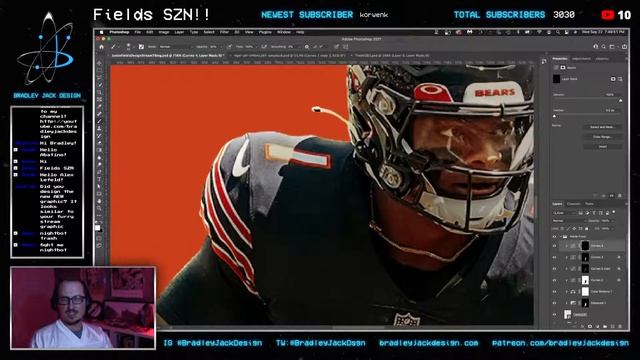 Designing Live with Bradley Jack Design - Justin Fields QB1- 9-22-2021 смотреть онлайн