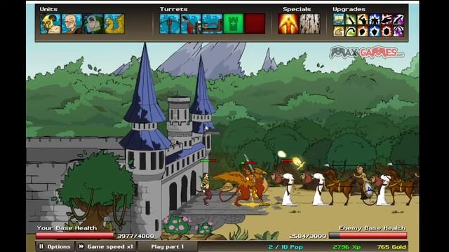 Age of war 2 Gameplay - All ages смотреть онлайн