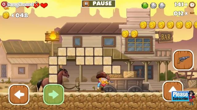 Western Man / Platform Game / Classic Jump And Run Game / Android Gameplay Video #3 смотреть онлайн