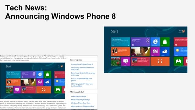 Tech News: Announcing Windows Phone 8 смотреть онлайн