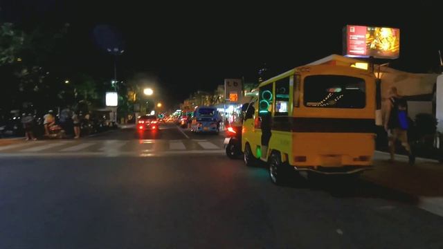 Phuket Night Scenes: Patong City Phuket Thailand | Virtual Driving Tour смотреть онлайн