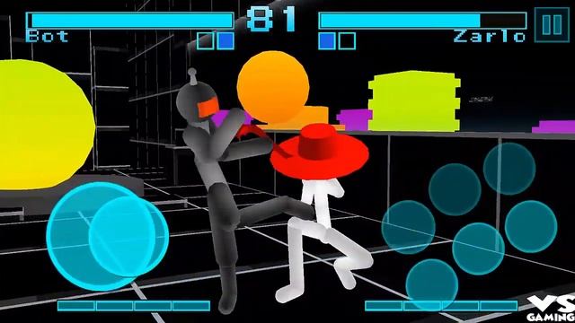 New Stickman Game: Stickman Fighting: Neon Warriors War Android GamePlay 2019 смотреть онлайн