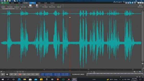 How To Amplify & Remove Noise From An Audio Files Using Wave Pad Sound Editor