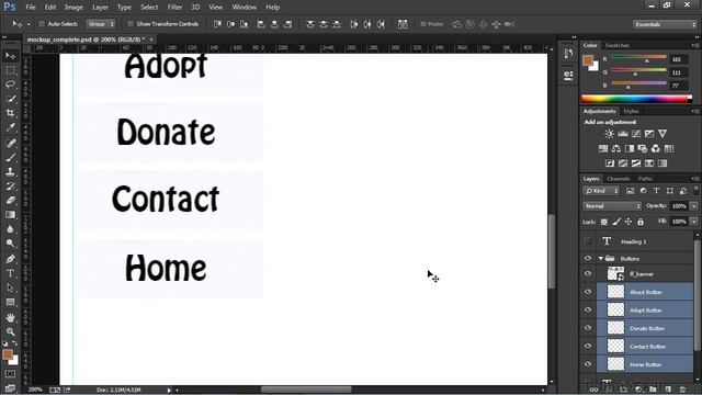 PSD to HTML with Photoshop and Dreamweaver Tutorial | Completing The PSD Mockup смотреть онлайн