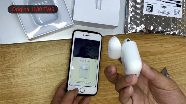 UNBOXING i180 TWS $25 Airpods 2 Pop up PK h1 Chip i100 TWS i80 i90s REVIEW смотреть онлайн