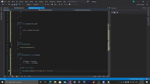 Coding Notepad with C# XAML in WPF Part 1 ( Programming C# | XAML | WPF | Design | Visual Studio) смотреть онлайн