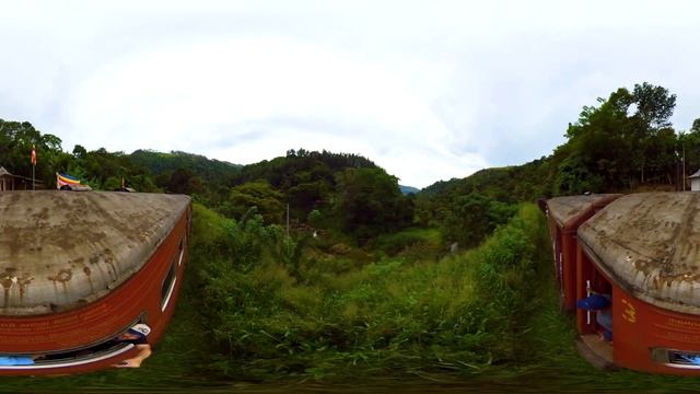 VR 360 Riding That Famous Train in Sri Lanka! | Insta360 One X2 смотреть онлайн