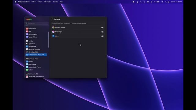 Comment autoriser l’accès à la caméra sur Mac смотреть онлайн