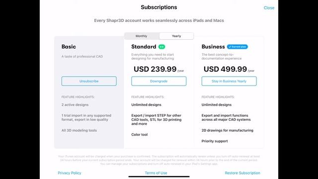 2.3.1 - Shapr3D introduction and subscription options смотреть онлайн