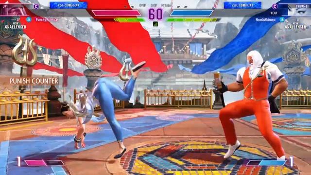 Street Fighter 6　Chun Li Vs JP