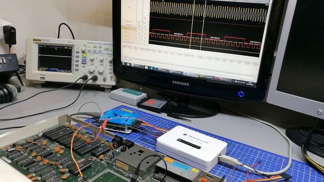 Testing DSO Module for LAP-C Logic Analyzer смотреть онлайн