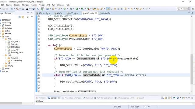 Tutorial AVR Driver (atmega 32) - Analog to digital converter ( ADC) App смотреть онлайн