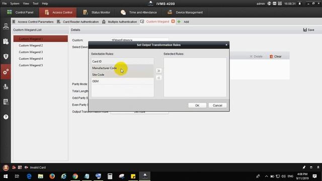 Access Control System Hikvision Solution, Downgrade Wiegand From 34 to 32-bit (DS-K2600 Series) смотреть онлайн