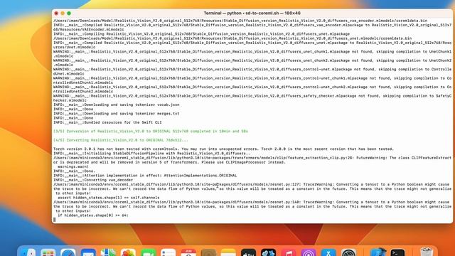 How to easily convert any stable diffusion ai model into Apple CoreML model (.mlmodelc) смотреть онлайн