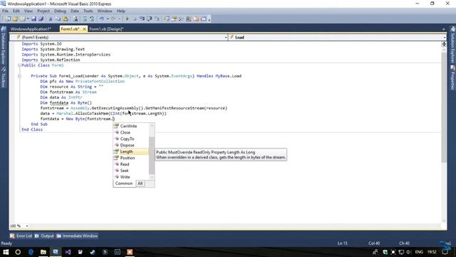 USE CUSTOM FONT FROM EMBEDDED RESOURCES | Part 2 | VB.NET/C# | Tutorials смотреть онлайн
