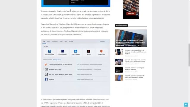 Windows 10 20H1 será a solução definitiva do alto consumo de DISCO e CPU? смотреть онлайн